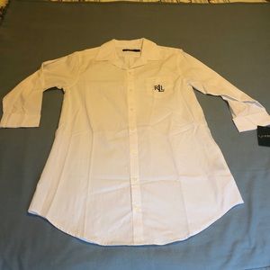 NWT Ralph Lauren Button Down Sleep Shirt
